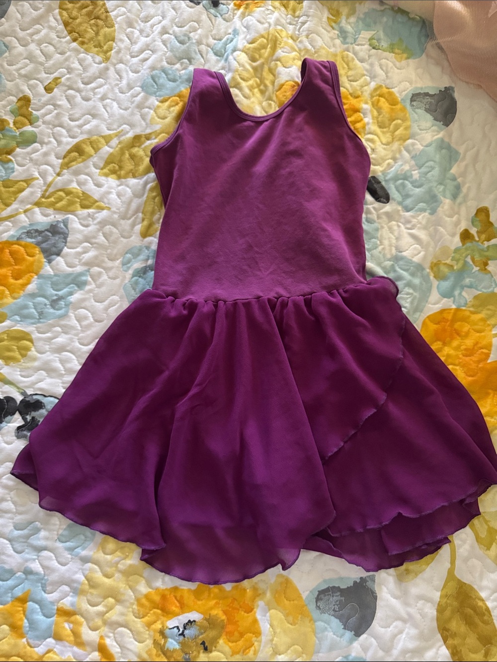 Girls Purple Dance Dress Costume